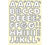 Gommettes à colorier alphabet