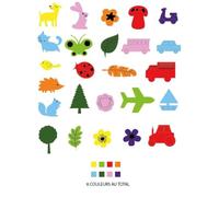 Pack de 400 Gommettes en Mousse EVA Adhésives 1,5mm - 8 Couleurs - Sodertex - L825978 Assortiments