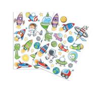 Gommettes Air et espace - 43 pièces - 1 à 9,5 cm