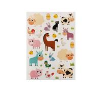 Gommettes Animaux de la Ferme (62 pièces) stickers autocollants