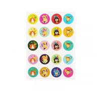 Gommettes Animaux Mignons 3,2 Cm 40 Pièces
