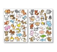 Gommettes Animaux Rigolos - 50 Pièces NA G