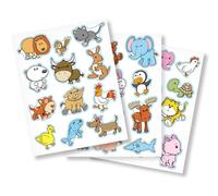 Gommettes Animaux Rigolos De 2,1 À 3,6 Cm 35 Pièces