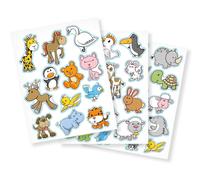 Gommettes Animaux Rigolos De 2,1 À 4,1 Cm 39 Pièces