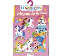 Gommettes au pays des licornes - Enfant - 80 Autocollants repositionnables - Dès 3 ans - Stickers princesses, fées…