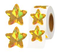 Gommettes Autocollantes, Autocollants Enfants, Gommettes Autocollants Incitatifs 500pcs, Etoile Recompense Autocollant, Autocollant Scrapbooking, pour Décoration, Bricolage, Anniversaires, 2.5 cm