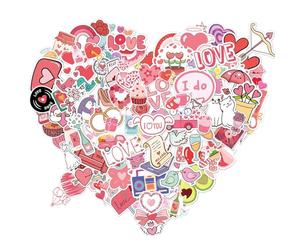 Gommettes Autocollantes, Autocollants Pour Scrapbooking, 200 Pièces, Saint Valentin Autocollants, Gommette Imperméable En Vinyle Pour Ordinateur Portable, Téléphone, Bouteille D'eau, Valise, Guitare