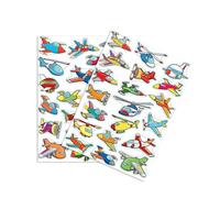 Gommettes Avions de 3 à 6 cm 39 pièces