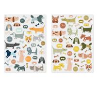 Gommettes Chiens 2 Planches Différentes 87 Pièces