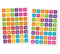 Gommettes Chiffres et Calcul 2 x 2 cm 96 pièces