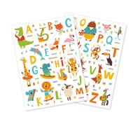 Gommettes - CTOP - Abécédaire Animaux - 130 pièces - Multicolore - 0,8 à 5,7 cm