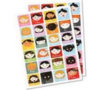 Generique – Gommette Emotions Personnage Filles, 48 pièces – Megacrea Diy