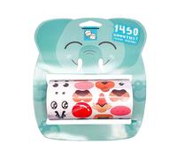 Gommettes En Rouleau Bouches Et Yeux 5 M 1 450 Pièces