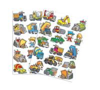 Gommettes Engins De Chantier De 3 À 6 Cm 34 Pièces - Megacrea Diy