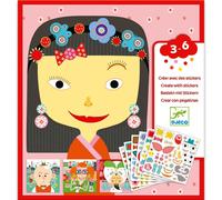 Djeco – Jeu éducatif Créer avec autocollants – DJ08934