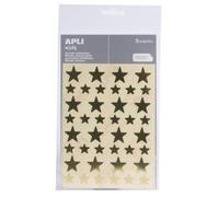 Gommettes étoile Ø12 et 20 mm Doré x 120