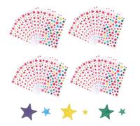 Gommettes Étoiles Autocollants Brillantes, 3160 petites étoiles autocollantes en feuille d'or, Étoiles Noël Autocollants Brillantes, pour enfants, étudiants, Récompense Enseignant Étudiants