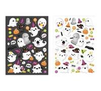 Gommettes fantômes Halloween - 94 pièces - de 0,6 à 5,7 cm Multicolore G