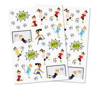 Gommettes Football de 1,2 à 6,2 cm 54 pièces