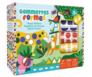 Gommettes formes Avec rouleaux de gommettes + 12 décors - Nadia Taylor - Auzou Philippe Eds - Coffret - Document jeunesse