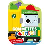 Auzou Gommettes formes – L'aventure de petit camion-poubelle