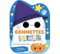 Auzou Gommettes formes – L'aventure de Petit Fantôme – Développe la motricité fine