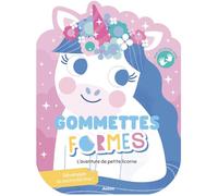 Kim Faria – Gommettes formes - L'aventure de petite licorne – Broché
