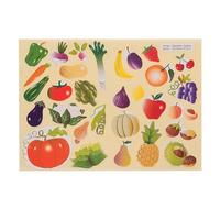 Gommettes - Fruits - Pour Enfant - 360 Stickers - Repositionnable - Cléopâtre