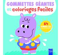 L'hippopotame - Gommettes géantes