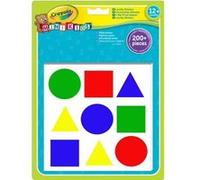 Gommettes géantes repositionnables Crayola Formes géométriques Mini Kids