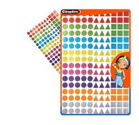Gommettes holographiques 8 couleurs, 216