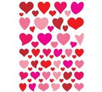 Gommettes illustrées c ur 2 planches 122 pièces MULTICOLORE G