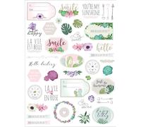 Gommettes La Vie En Rose De 1 À 5 Cm 78 Pièces - Megacrea Diy