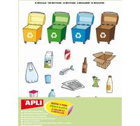 Gommettes Le Recyclage 12 Feuilles - Apli Agipa