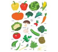 Gommettes Légumes De 2,5 À 5 Cm 44 Pièces - Megacrea Diy