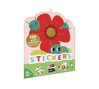 Gommettes les petites bêtes du jardin x100 multicolore TU