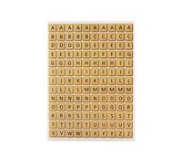 Gommettes - Lettres de l'alphabet - Bois - 260 pièces