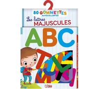 Les Lettres Majuscules - 80 Gommettes Autocollantes
