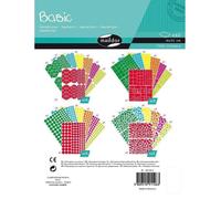 Maildor Gommettes My Mandarine AE126O – 60 planches 16x21 cm, multiformes géométriques