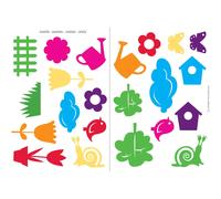 Gommettes Maxi Jardin 132 Pastilles - Apli Agipa