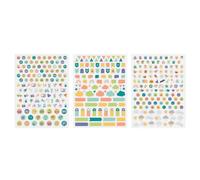 Gommettes - MEGACREA DIY - 363 pièces - 0,6 à 1,7 cm - Mixte - Enfant