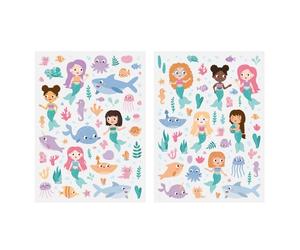 Gommettes - MEGACREA DIY - Sirènes - 178 pièces - 0 4 à 7 cm - Activités créatives enfants