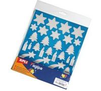 Gommettes métallisées - Noël - Argent x 88 Argent G