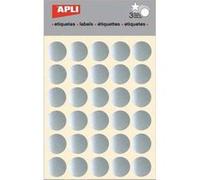 Apli kids 11809 - Pochette de gommettes rondes métallisées - Ø 20 mm - 3 Feuilles