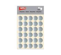 Gommettes Métallisées Rond Ø20mm Argenté X 90 - Apli Agipa