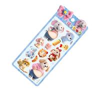 Gommettes Miniatures Animaux | Mini Autocollant Silicone Ventre d'Animal - Décalcomanie 3D Pour Petits Carnets | pour Bouteilles d'Eau Ordinateurs Portables Guitares Valises Bagages Lunettes Tablettes