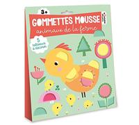 Gommettes mousse- animaux de la ferme - pochette avec accessoires Sarah Andreacchio (Illustration)