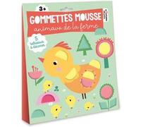 Gommettes mousse- animaux de la ferme - pochette avec accessoires Sarah Andreacchio (Illustration)