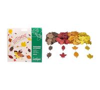 Gommettes mousse caoutchouc pailletée Automne 200