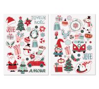 Gommettes Noël De 1,5 À 7,1 Cm 51 Pièces